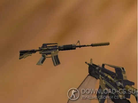 Модель M4A1 «Golden Coil» для CS 1.6