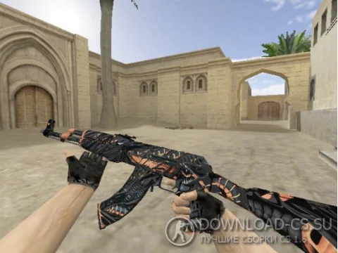 Модель HD AK-47 «Meres» для CS 1.6