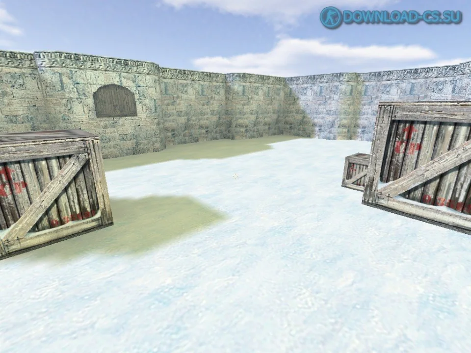 Карта «awp_india_snow» для CS 1.6