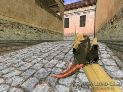 Модель ножа HD «Karambit | Vampire» для CS 1.6