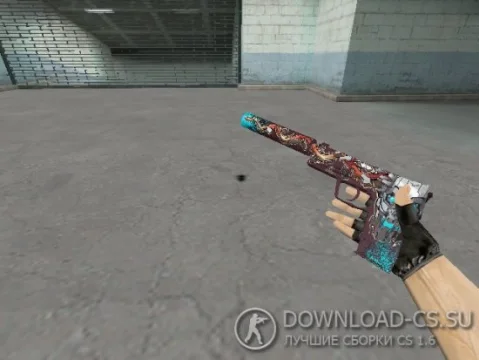 Модель HD USP «Kill Confirmed: Cyborg» для CS 1.6