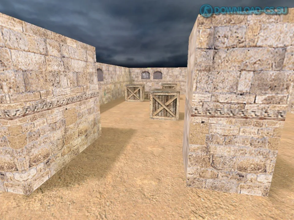 Карта «awp_dustmap» для CS 1.6