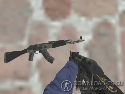Модель AK-47 «Элитное снаряжение v2.0» для CS 1.6