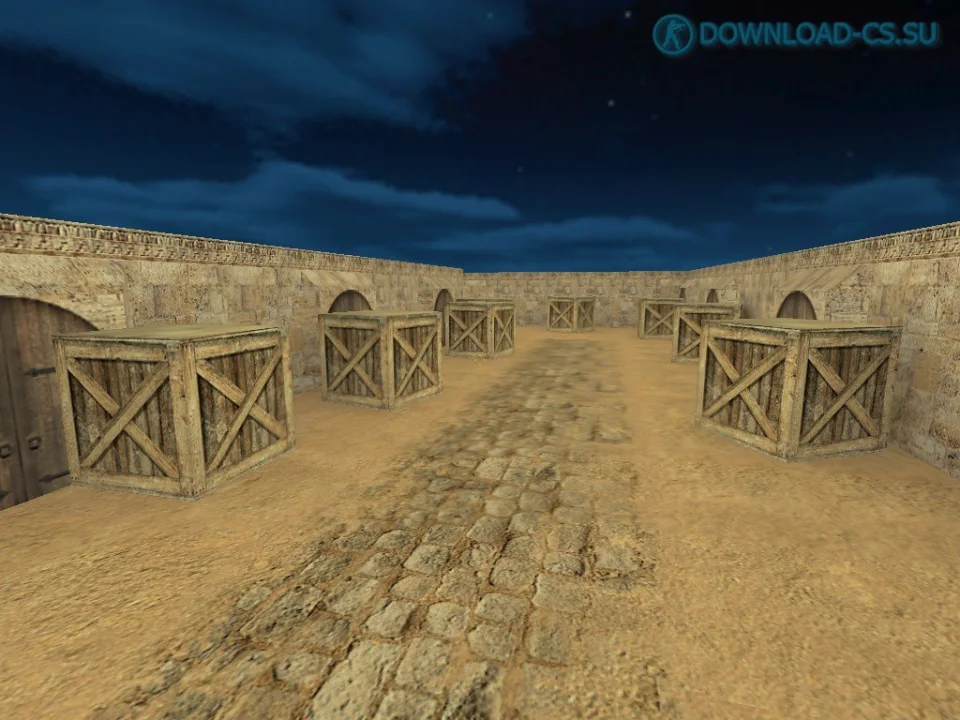 Карта cs_pf_dust для CS 1.6