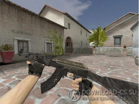Модель HD AK-47 «Pride» с анимацией осмотра для CS 1.6