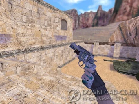 Модель HD R8 Revolver «Lady Felicity» для CS 1.6