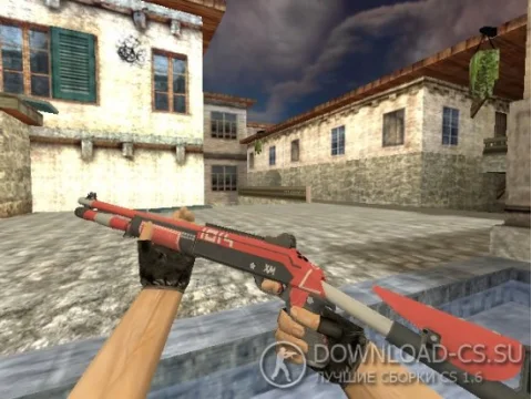 Модель HD XM1014 «Red Fury» для CS 1.6