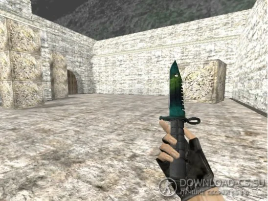 Модель ножа HD «M9 Bayonet | Gamma Doppler» для CS 1.6