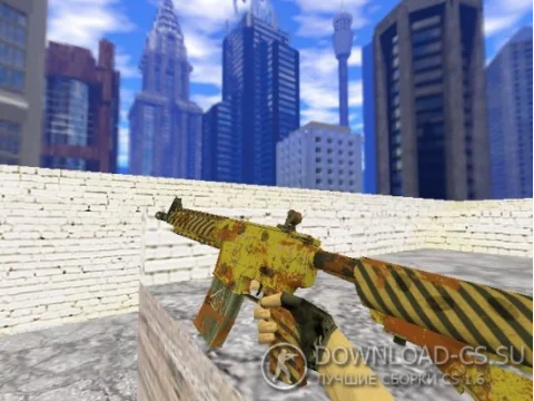 Модель HD M4A4 «Machinery» для CS 1.6