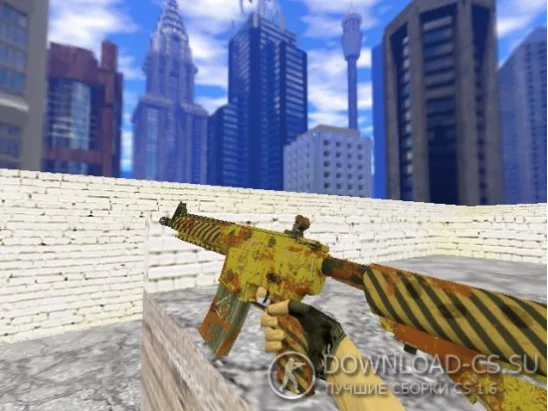 Модель HD M4A4 «Machinery» для CS 1.6