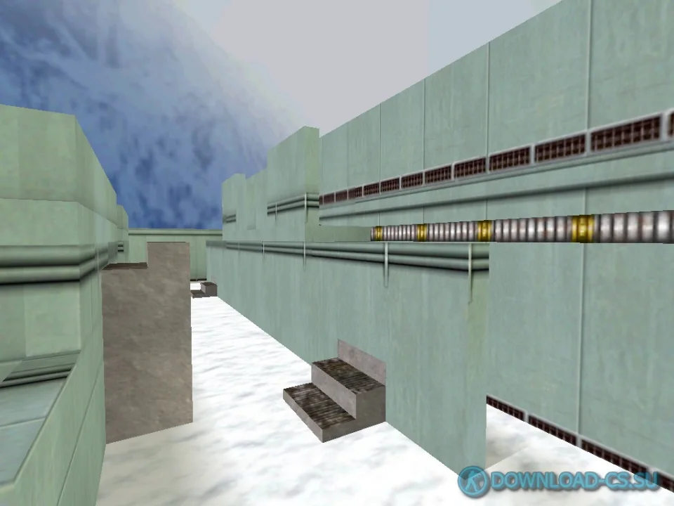 Карта fy_snowgreen для КС 1.6