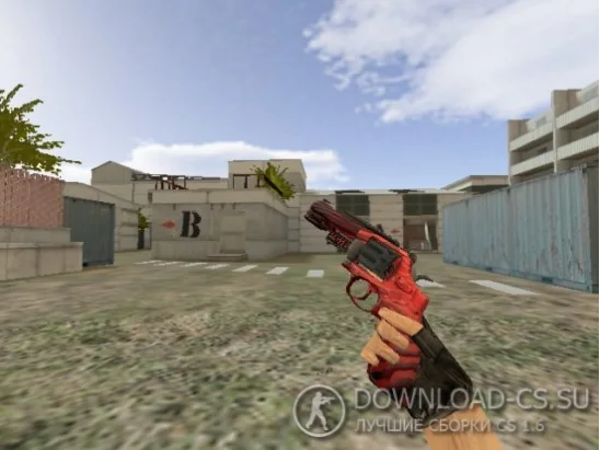 Модель HD R8 Revolver «Obsidian» для CS 1.6