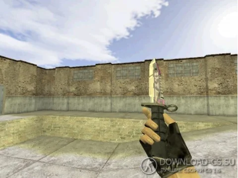 Модель ножа HD «M9 Bayonet | Ryu» для CS 1.6