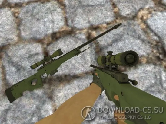 Модель AWP из CS:GO для CS 1.6