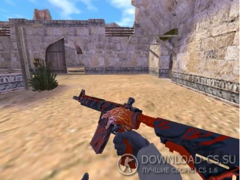 Модель M4A4 «Howl» для CS 1.6