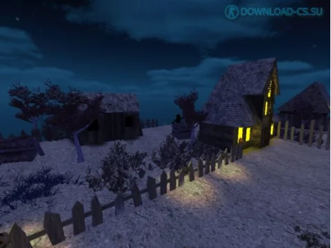 Карта de_halloween_night для CS 1.6