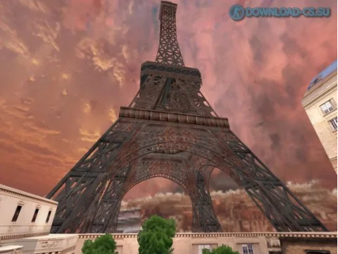 Карта cs_paris для CS 1.6