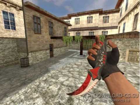 Модель ножа «Karambit | Draginix» для CS 1.6