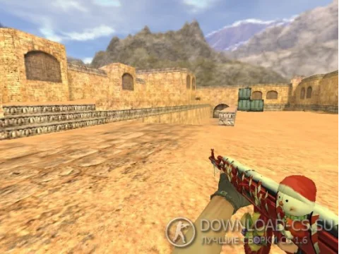 Модель AK-47 новогодняя для CS 1.6