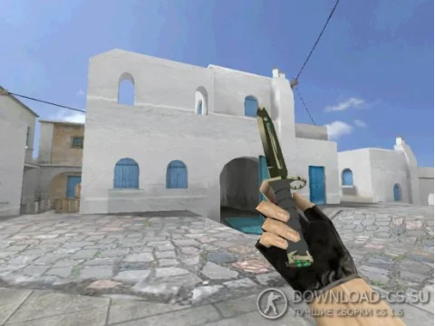 Модель ножа HD «Bayonet | Bronze Chrome» для CS 1.6