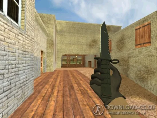 Модель ножа «Штык-нож M9 | Ночь» для CS 1.6