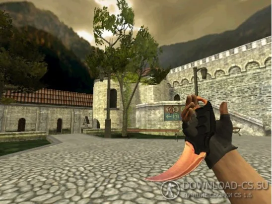 Модель ножа «Karambit | Fade» для CS 1.6