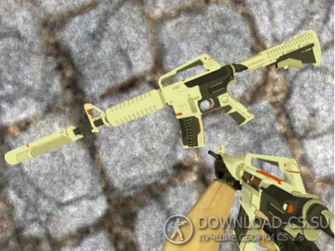 Модель HD M4A1 «Mecha Industries» для CS 1.6