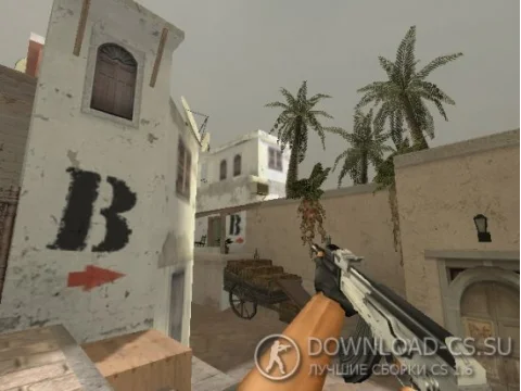 Модель AK-47 «Silver Compact» для CS 1.6