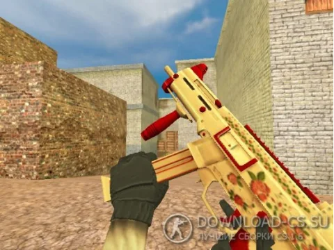 Модель UMP45 «Rose» для CS 1.6