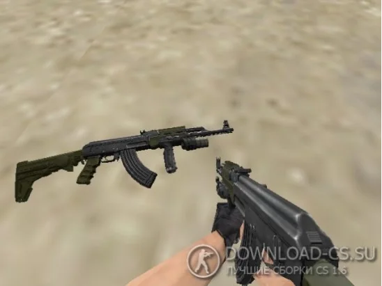 Модель AK-47 «Tactical RK-47» для CS 1.6