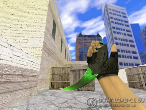 Модель ножа HD «Karambit | Gamma Doppler» для CS 1.6