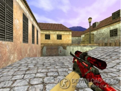 Модель AWP «Кровавый камуфляж» для CS 1.6