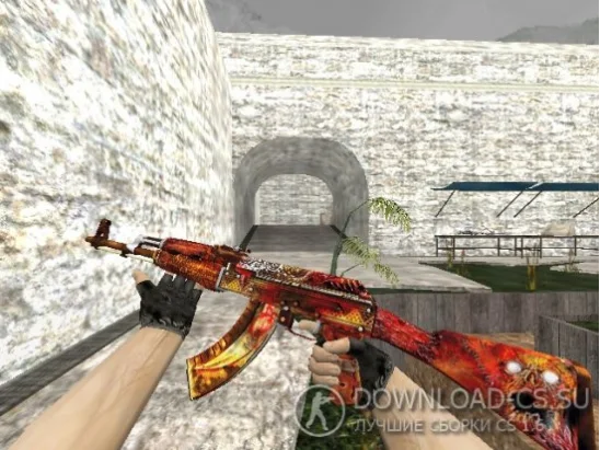 Модель HD AK-47 «Cannibal» для CS 1.6