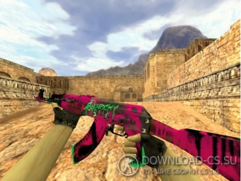 Модель AK-47 «Neon Revolution» для CS 1.6