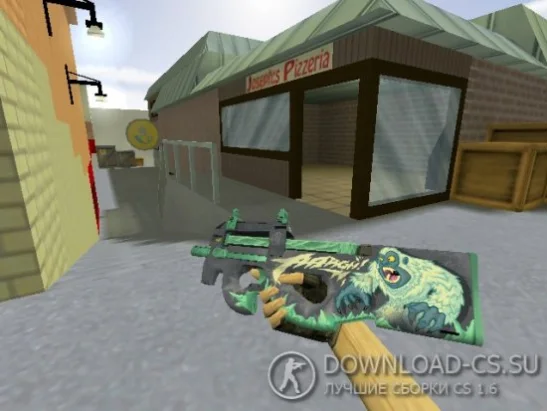 Модель HD P90 «Yeti» для CS 1.6