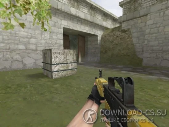 Модель Famas «Желтый камуфляж» для CS 1.6