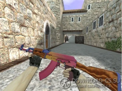 Модель AK-47 «Fade» для CS 1.6