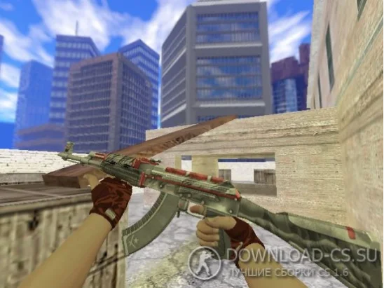 Модель HD AK-47 «Lawbreaker» для CS 1.6