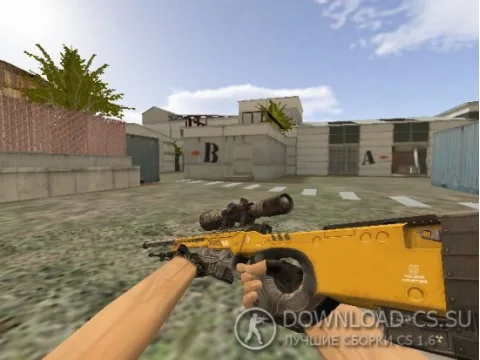 Модель HD AWP «Annihilator Yellow» для CS 1.6