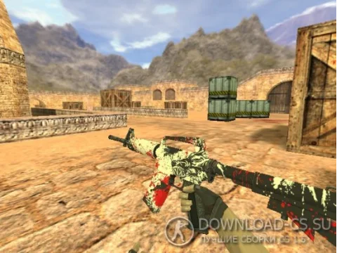 Модель HD M4A1-S «Victim» для CS 1.6