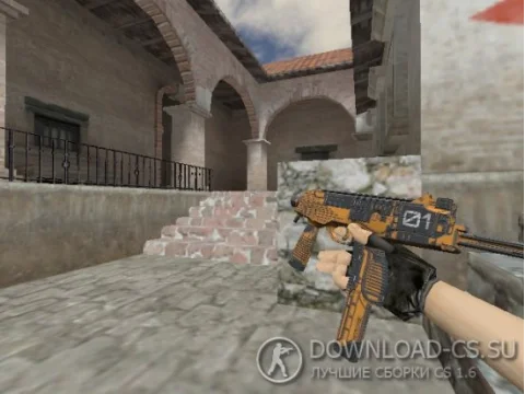 Модель HD MP9 «Colony 01 Orange» для CS 1.6