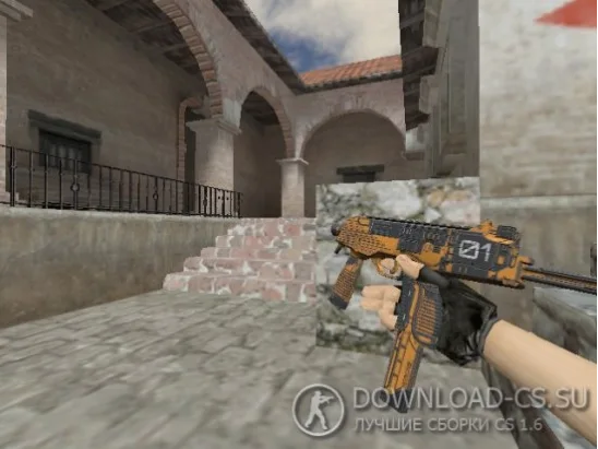 Модель HD MP9 «Colony 01 Orange» для CS 1.6