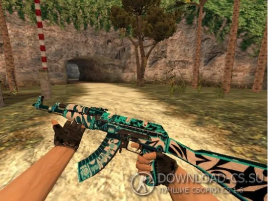 Модель HD AK-47 «Frontside Misty» для CS 1.6