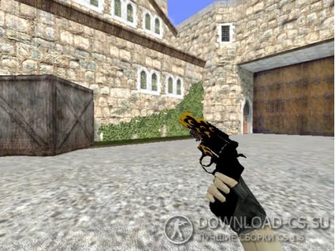 Модель HD R8 Revolver «Blaze» для CS 1.6