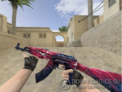 Модель HD AK-47 «Hunger» для CS 1.6
