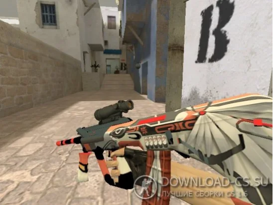 Модель HD AUG «Indiana» для CS 1.6