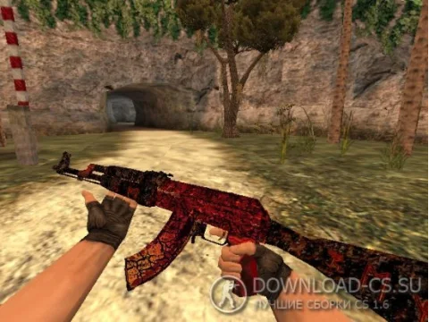 Модель HD AK-47 «Armagedon» для CS 1.6