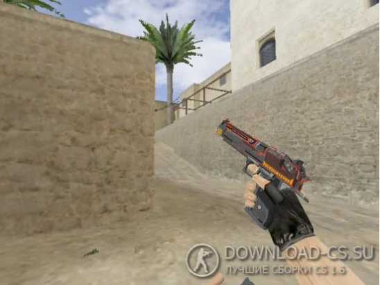 Модель Deagle «Cyberwanderer Red» для CS 1.6