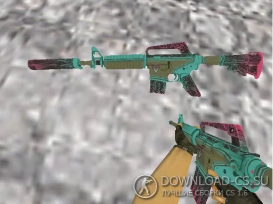 Модель HD M4A1 «Decimator» для CS 1.6