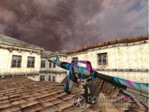 Модель HD M4A1-S «Dark Energy» для CS 1.6